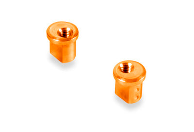 ALU ECCENTRIC BUSHING 1.0MM - ORANGE (2) - RC Hobby Product