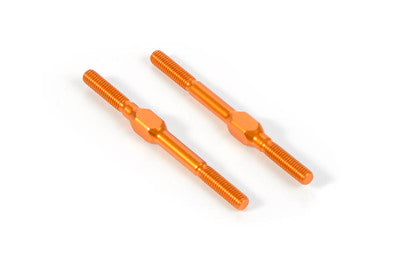 ALU ADJ. TURNBUCKLE M3x42 MM - SWISS 7075 T6 - ORANGE (2) - RC Hobby Product