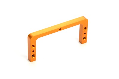 X1 ALU 1-PIECE SERVO MOUNT - ORANGE - RC Hobby Product
