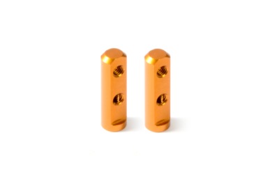 X12 ALU SERVO MOUNT - ORANGE (2) - RC Hobby Product