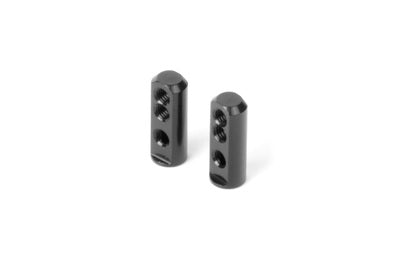 X12'21 ALU SERVO MOUNT - BLACK (2) - RC Hobby Product