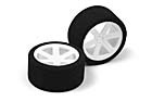 REAR FOAM TIRE MOUNTED (2) - SOFT - RC Hobby Product