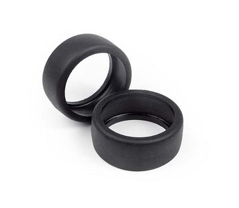 RUBBER TIRES + INSERTS, FRONT (50DEG) - RC Hobby Product