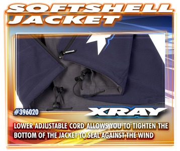 XRAY HIGH-PERFORMANCE SOFTSHELL JACKET (L) - RC Hobby Product