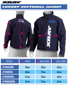 XRAY HIGH-PERFORMANCE SOFTSHELL JACKET (XXL) - RC Hobby Product