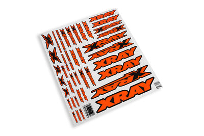 XRAY STICKER FOR BODY - NEON ORANGE - RC Hobby Product