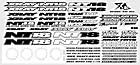 XRAY NT18 STICKER FOR BODY - WHITE - RC Hobby Product