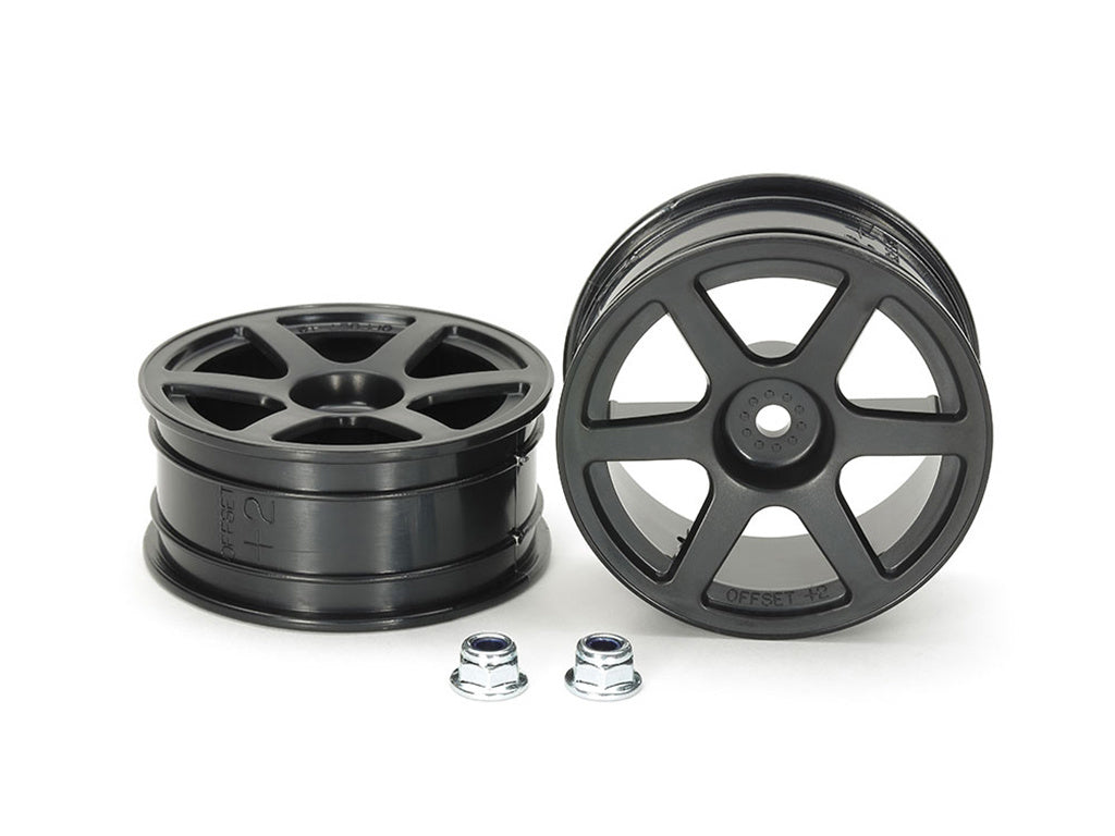 RC 24MM 6-SPOKE WHEELS-2PCS