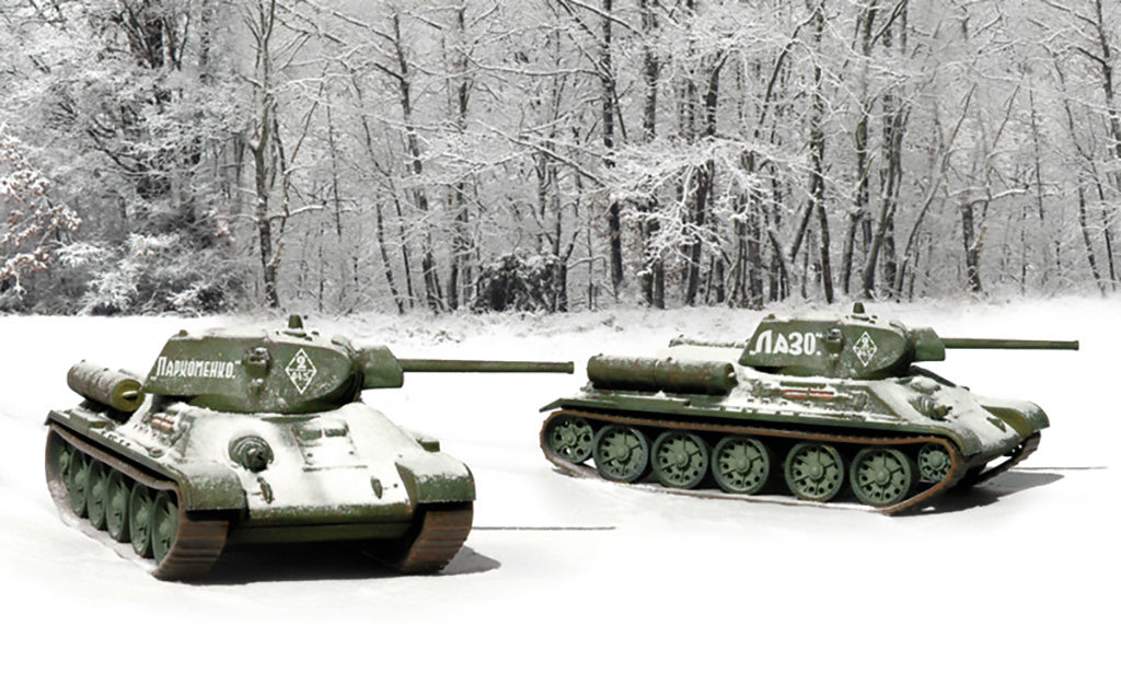 T34/76 M42 (Set of 2 Fast Assembly Models)