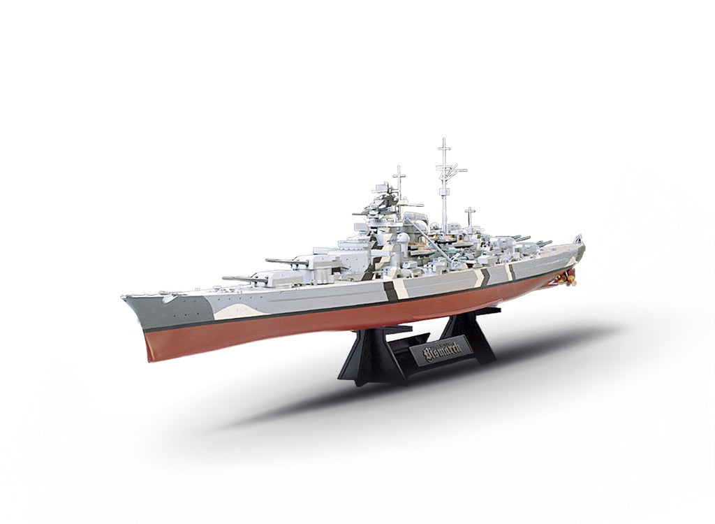 German Battleship Bismarck with Stand