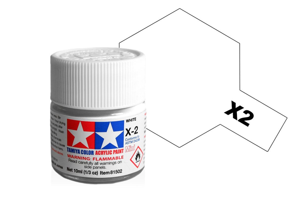 Acrylic Mini X-2 White