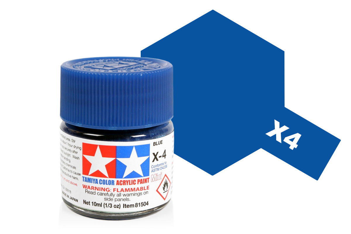 Acrylic Mini X-4 Blue