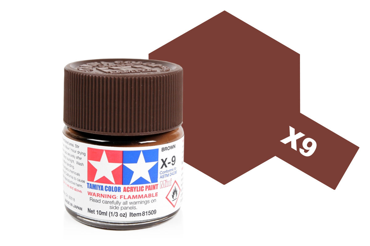 Acrylic Mini X-9 Brown