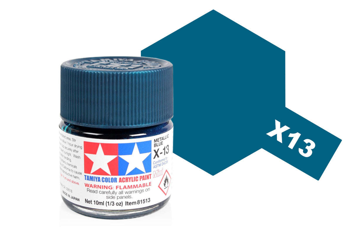 Acrylic Mini X-13 Metallic Blue