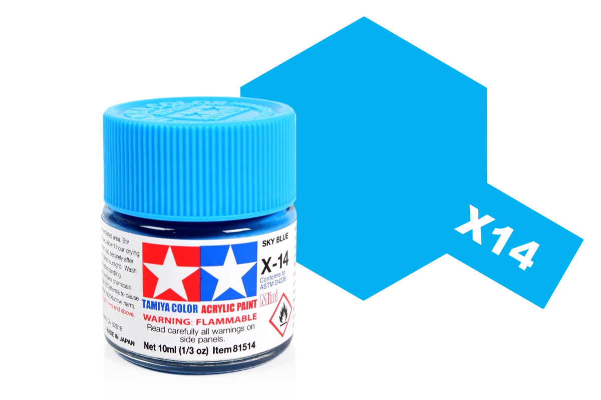 Acrylic Mini X-14 Sky Blue