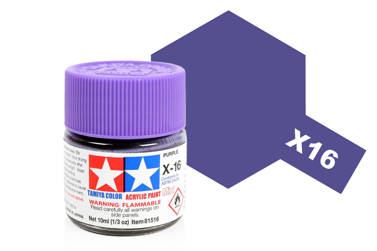 Acrylic Mini X-16 Purple