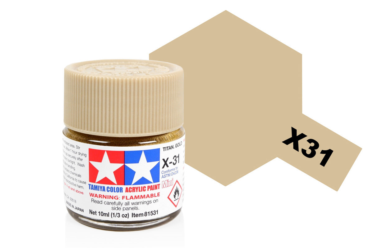 Acrylic Mini X-31 Titan Gold