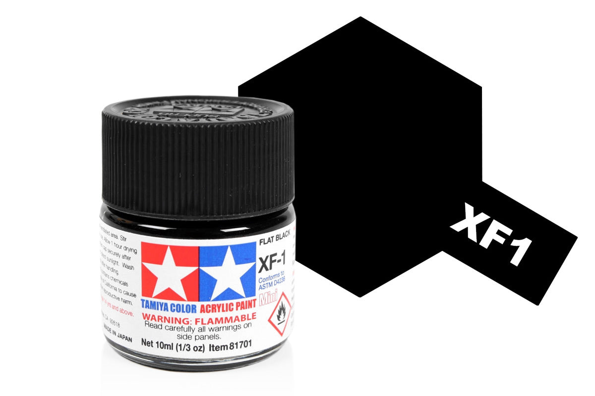 Acrylic Mini XF-1 Flat Black