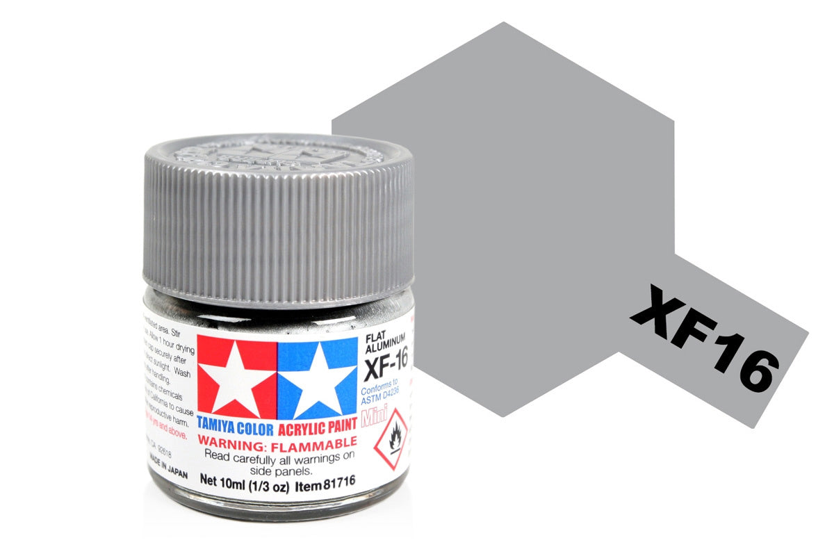 Acrylic Mini XF-16 Flat Aluminium