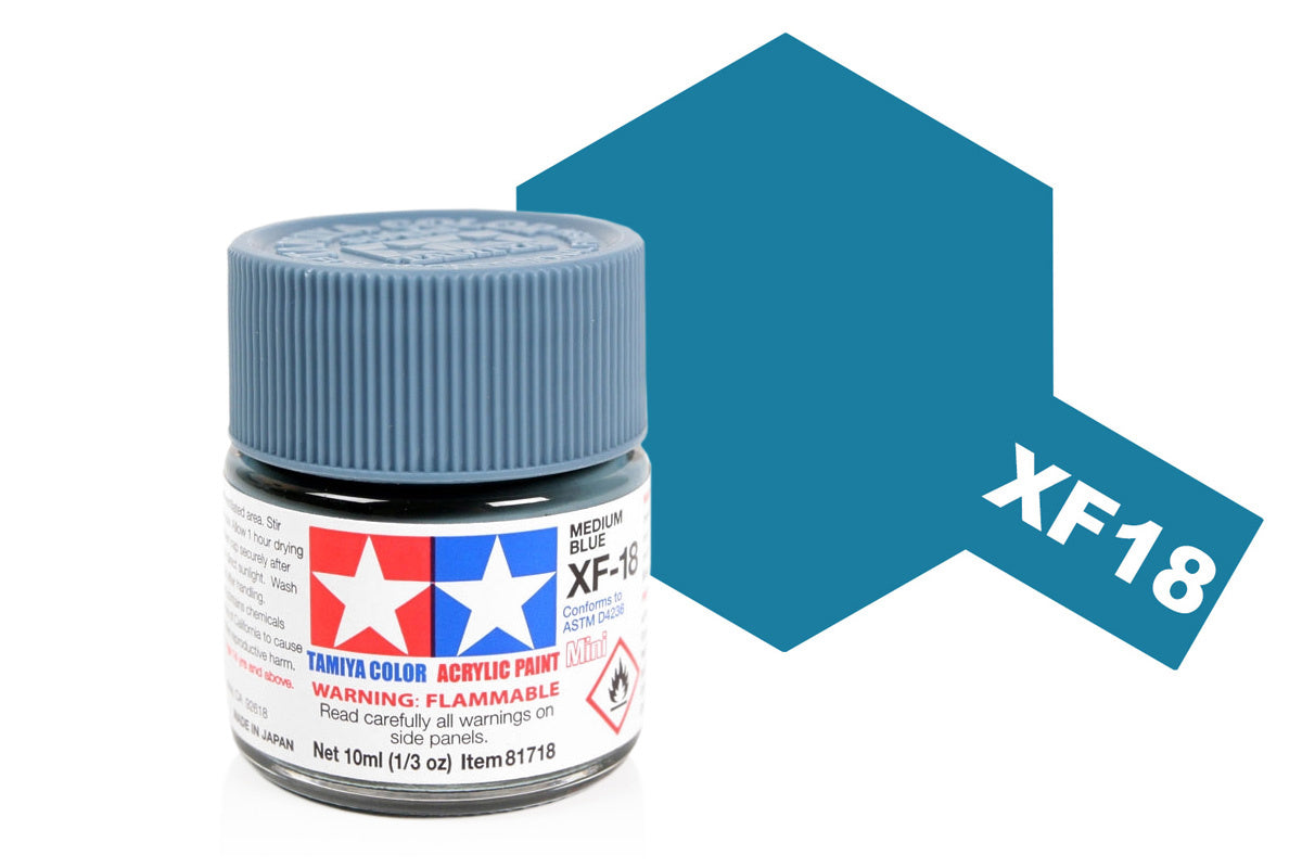 Acrylic Mini XF-18 Medium Blue