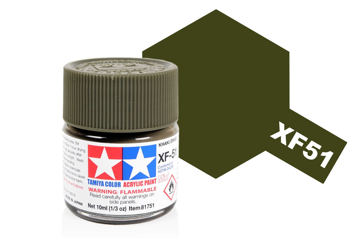 Acrylic Mini XF-51 Khaki Drab