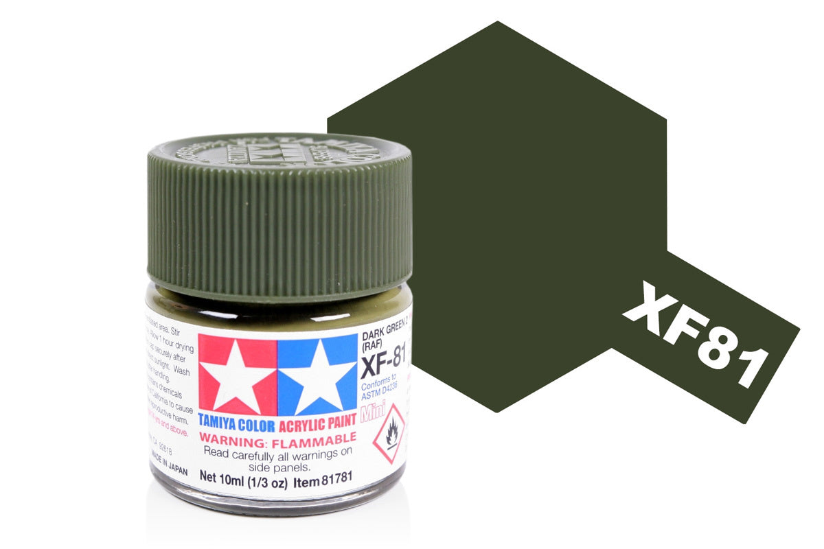 Acrylic Mini XF-81 RAF Dark Green 2