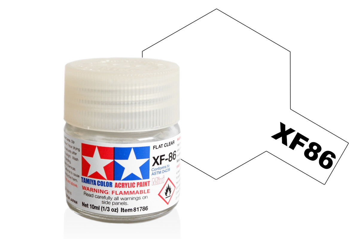 Acrylic Mini XF-86 Flat Clear