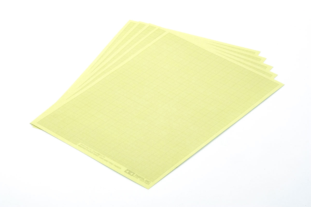 Masking Sticker Sheet 1mm Grid (5 pc)