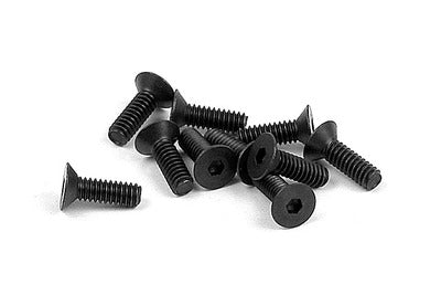 HEX SCREW SFH M2x6 - INCH HEX # 0.50  (10) - RC Hobby Product