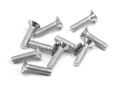 HEX SCREW SFH M3x12 - SILVER  (10) - RC Hobby Product