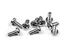 SCREW PHILLIPS M2.5x6 - STAINLESS  (10) - RC Hobby Product