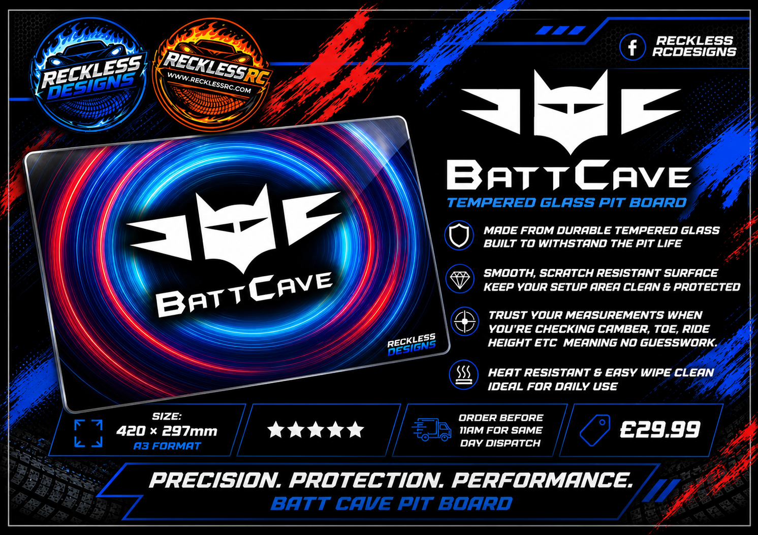 Battcave Mini Set Up Board