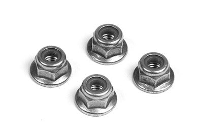 NUT M4 WITH FLANGE  (10) - RC Hobby Product