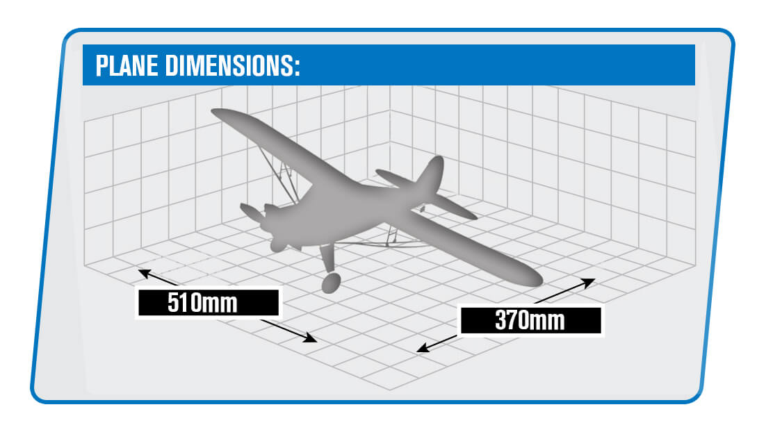 KOOTAI MAULE 512MM BRUSHLESS 4CH WITH GYRO EPP RTF - MODE 2 (BLUE)