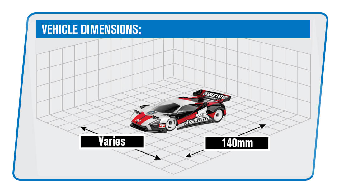 TEAM ASSOCIATED TC28 4WD TEAM KIT WITH RADBODY MAKO X & WHEEL/TYRES