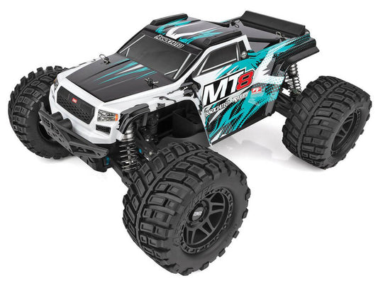TEAM ASSOCIATED RIVAL MT8 TEAL RTR TRUCK BRUSHLESS 4-6S RATED