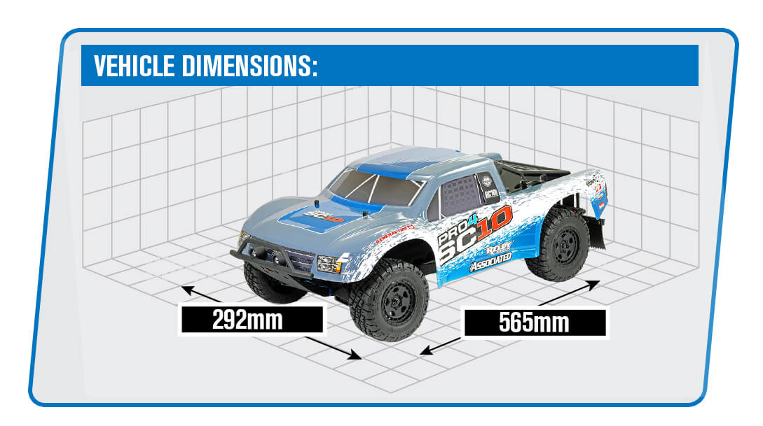 TEAM ASSOCIATED PRO4 SC10 RTR BRUSHLESS TRUCK