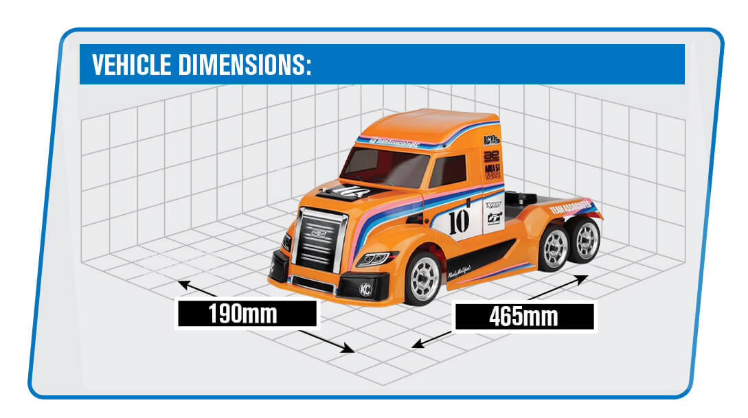 TEAM ASSOCIATED RC10 6X6 AMERICAN CUSTOM SEMITRUCK KIT
