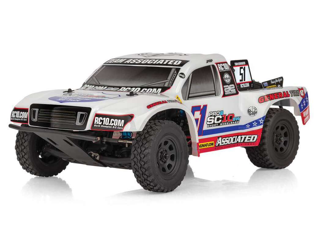 TEAM ASSOCIATED PRO2 SC10SW SHORT COURSE TRUCK RTR - WHITE