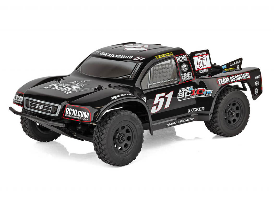TEAM ASSOCIATED PRO2 SC10SW SHORT COURSE TRUCK RTR - BLACK