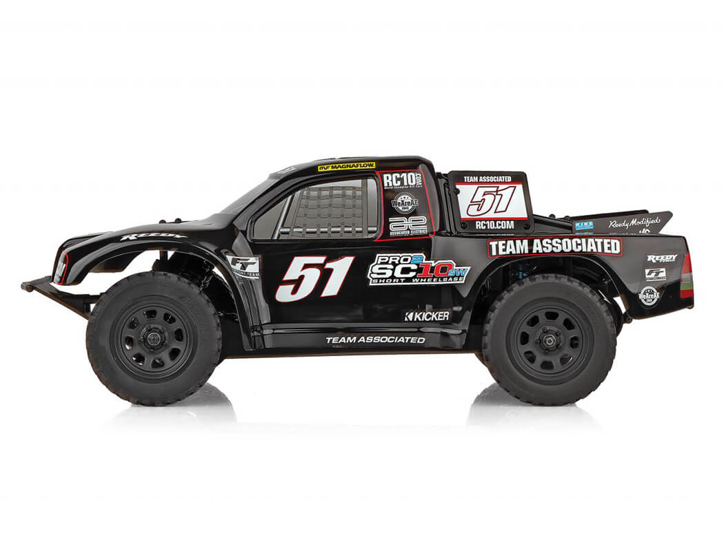TEAM ASSOCIATED PRO2 SC10SW SHORT COURSE TRUCK RTR - BLACK