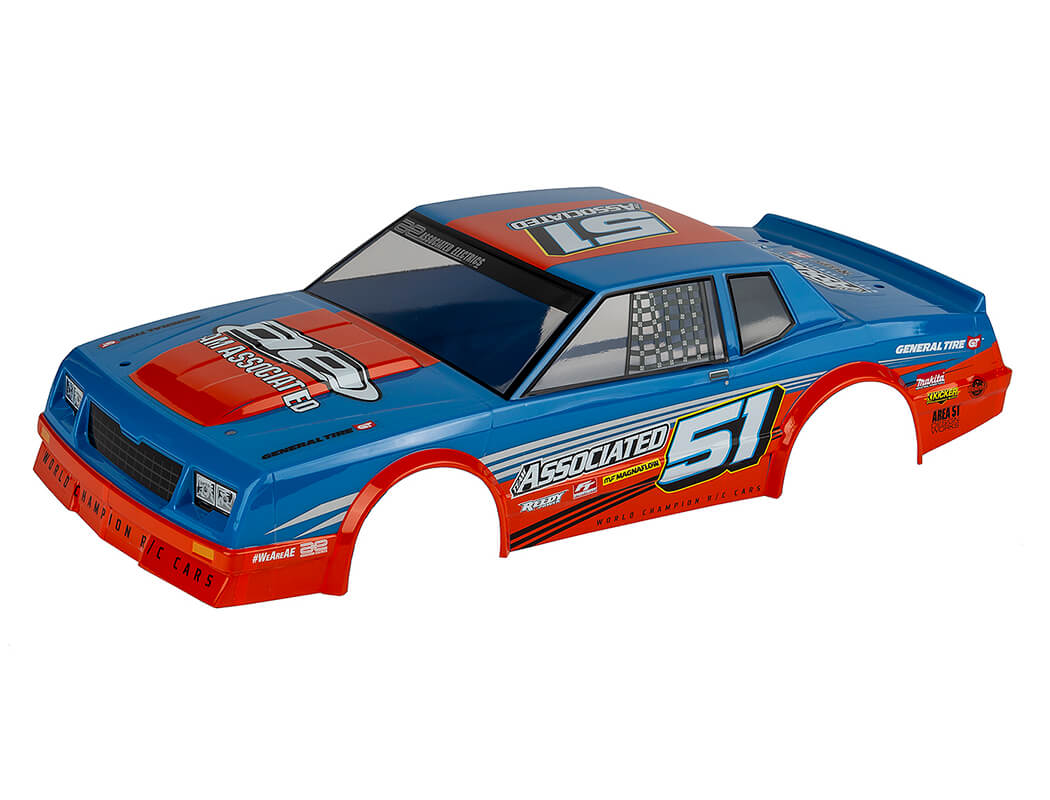 TEAM ASSOCIATED SR10M STREET STOCK BODYSHELL - BLUE