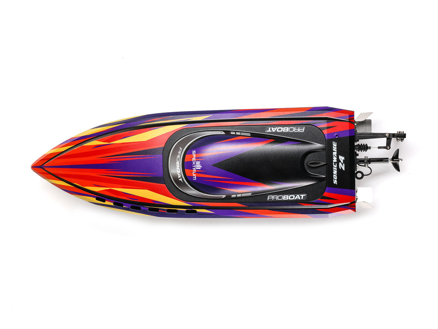 Sonicwake 24" Self-Righting Brushless Deep-V RTR, Red