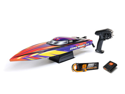 Sonicwake 24" Self-Righting Brushless Deep-V RTR, Red