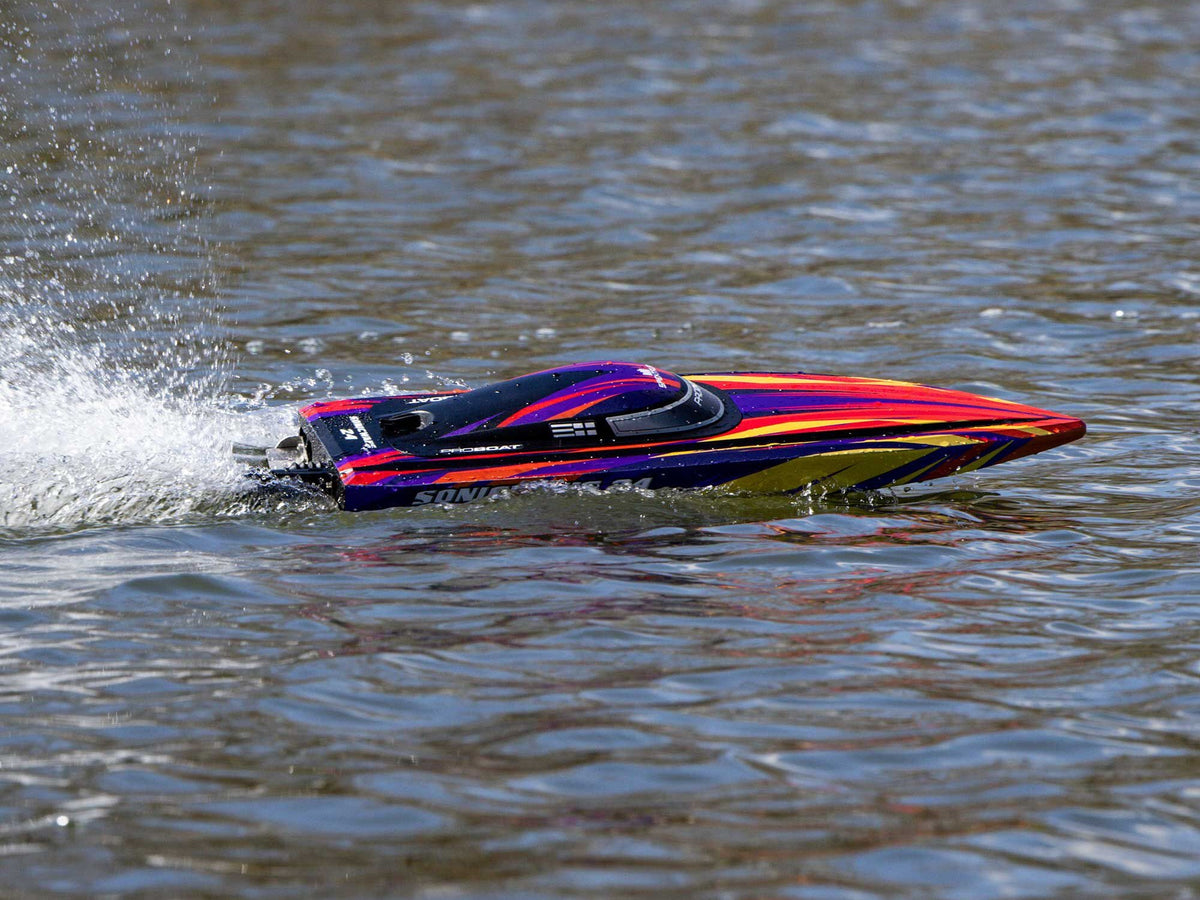 Sonicwake 24" Self-Righting Brushless Deep-V RTR, Red