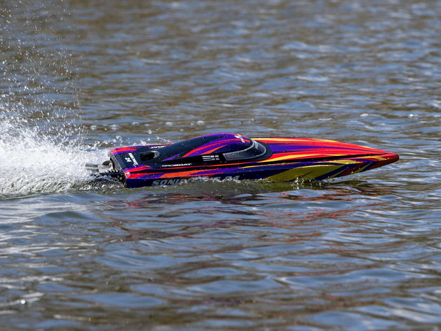 Sonicwake 24" Self-Righting Brushless Deep-V RTR, Red