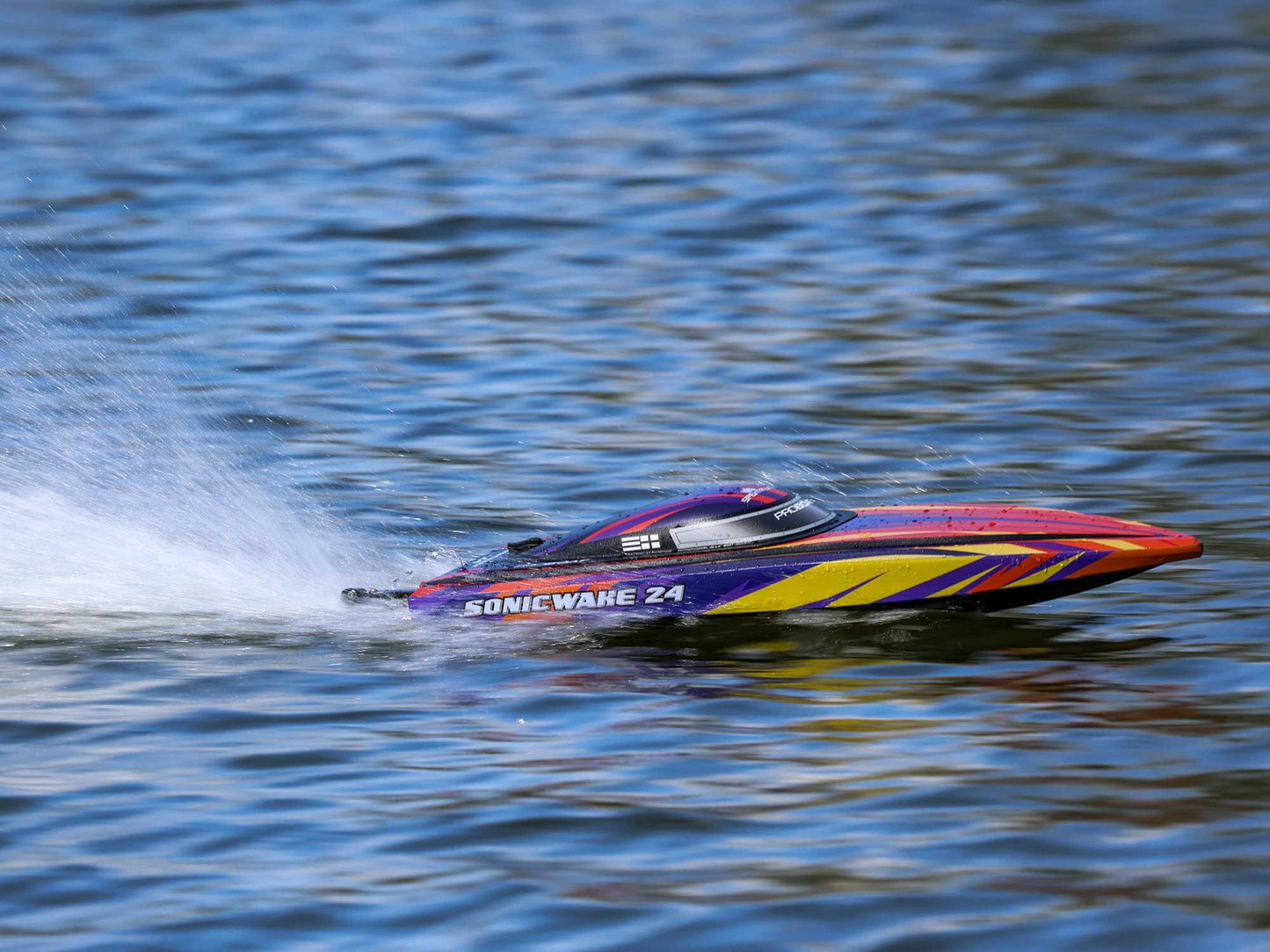 Sonicwake 24" Self-Righting Brushless Deep-V RTR, Red