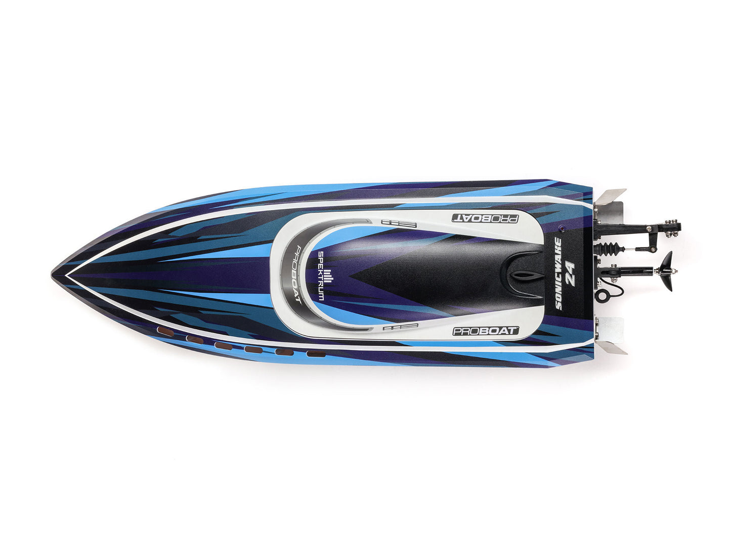 Sonicwake 24" Self-Righting Brushless Deep-V RTR, Blue