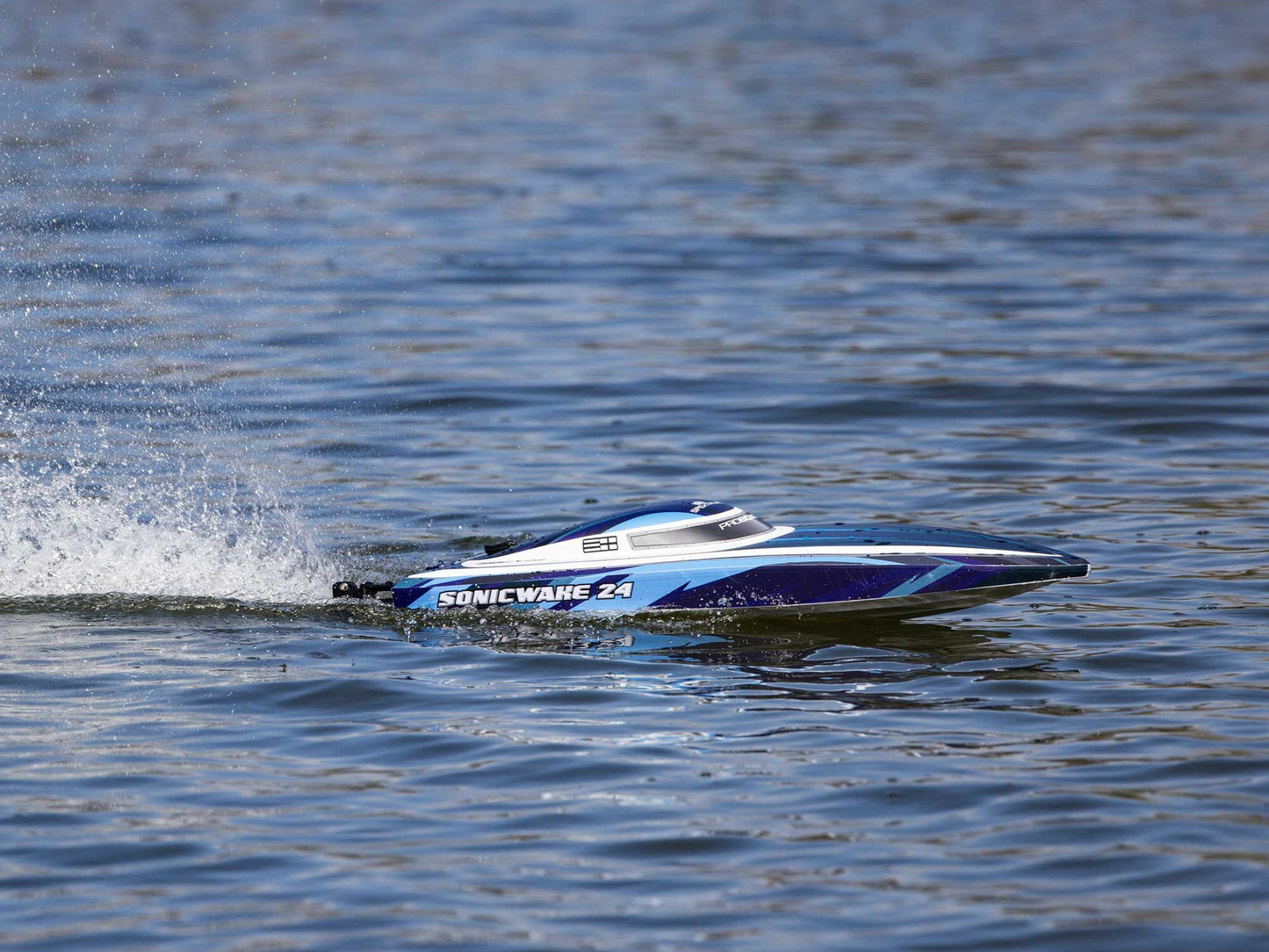 Sonicwake 24" Self-Righting Brushless Deep-V RTR, Blue