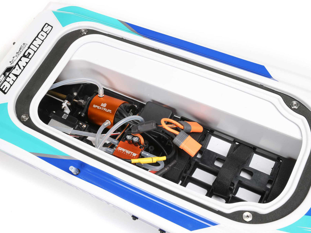 Sonicwake 36" Self-Righting Brushless Deep-V RTR, White